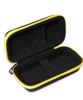 Protection Carry Case For Dual Laser Distance Meter Hella Rugged Cover For Prexiso 230Ft Rechargeable Tool open view with mesh storage.