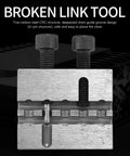 Racing 35 Chain Breaker Tool With CNC Steel Construction Deep Groove Pilot Design And 6 Pin Structure Heavy Duty Screw Pins Precision