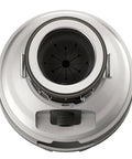 Top view of Ultra Fast Kitchen Garbage Disposal With Power Cord For No Fuss Install, Quiet 2,800 RPM Food Waste Disposer, white housing.