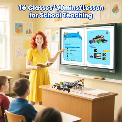 IoT STEM Kit For Kids And Teens, Smart Factory Starter Pack For Arduino ESP32, Learn Electronics And Programming With Real World Automation Projects, Compatible With Arduino Scratch, Robotic Arm, Sorting System, Smart Warehouse, 10 Plus classroom demo
