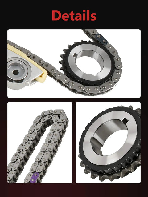 Timing Chain Kit With Sprocket For Chevy And GM Cars 2.0L 2.2L 2.4L L4 Engines Fits Equinox Malibu Cobalt HHR Terrain Vue Ion Regal LaCrosse