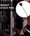 Weight Loading Pin For Gym Machines Safe Weight Selector Pin For Fitness Equipment with Secure Decrement Function in use