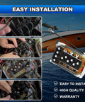 Installation process of Dual CDI Module Switch Box For Mercury Outboard Motors 50 HP To 220 HP Replacement Power Pack