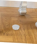Round Plastic Hole Plugs 10 Pack For Furniture Quick Fix Cabinets Doors Walls Decorative Screw Covers on wood floor