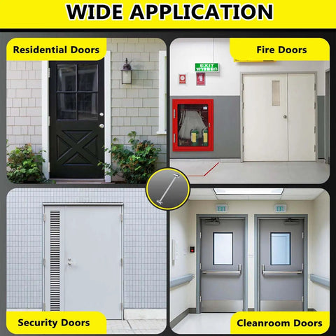 Upgraded Door Hinge Adjustment Tool With Dual Flag Hinge Wrenches, DIY Friendly Gap Adjuster For Residential And Fire Doors, Fits Hinge Diameters From 0.32 To 0.99 Inches, Easy Install, Fix Squeaks And Misalignment