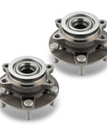 Front Wheel Hub Bearing Assembly 2 Pack For Nissan Sentra 2007-2012 And Nissan Rogue 2008-2013 5 Lug OEM Replacement Replaces 513298 WE60491