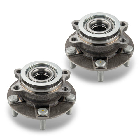 Front Wheel Hub Bearing Assembly 2 Pack For Nissan Sentra 2007-2012 And Nissan Rogue 2008-2013 5 Lug OEM Replacement Replaces 513298 WE60491