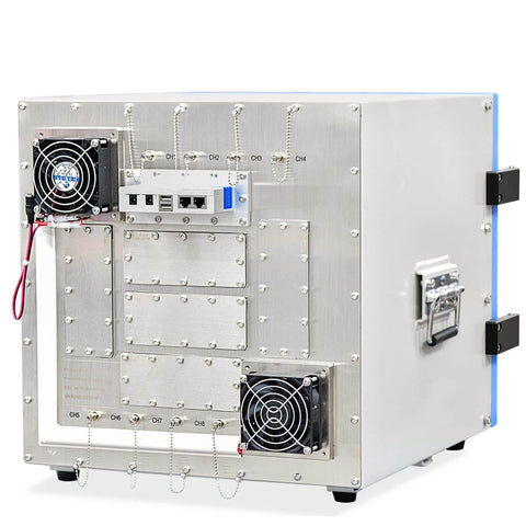 Pro Grade RF Shield Box 0.8-8 GHz Manual Shield Chamber with cooling fan and EMI filter for isolating WiFi Bluetooth GPS 5G EMI R&D