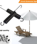 Hella Smooth Six Inch Extension Spring For Recliner Tilt Assist Mechanism Two Pack, heavy duty steel spring set.