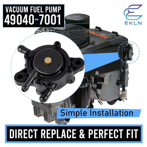 Close-up of Budget-Friendly Fuel Pump With Filter For Small Engines 15Hp-25Hp Fits Kawasaki Kohler John Deere Honda