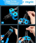Pro Grade Rivet Nut Tool Kit With 6 Mandrels And 125 Rivet Nuts M3 To M10 Heavy Duty Hand Rivnut Gun installation guide