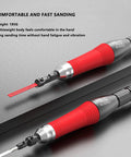 No Nonsense Pneumatic Reciprocating Sander Pen Delivering Sick 35000 Rpm Performance close-up view showing lightweight design and sanding tip.