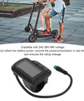 Versatile LCD Display Panel For Electric Bikes And Scooters With USB Interface, 24V 36V 48V Compatible, 22.2mm Handlebar Mount
