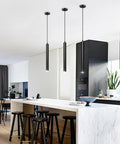 Sleek LED Pendant Lights 4000K Dimmable, 15.7 Inch, 10W Each, ETL Listed, Modern Fixture for kitchen island in contemporary setting