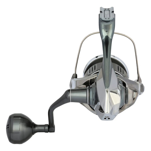 Stella C5000XG FK Spinning Reel Multi Color With Hagane Gear And Body Long Stroke Spool Titanium One Piece Bail front view