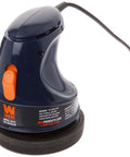 6 Inch Waxer Polisher with 3500 RPM 120V Motor, ergonomic palm grip, lockable on-off switch, includes applicator bonnet