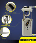E3508M Fuel Pump And Sending Unit Replacement For Escalade Tahoe Yukon 4.8L 5.3L 6.0L Gas SUV V8 2000 To 2003 Denali 6.0L