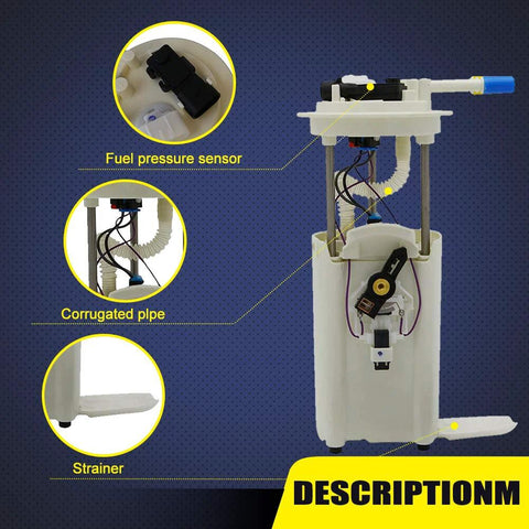 E3508M Fuel Pump And Sending Unit Replacement For Escalade Tahoe Yukon 4.8L 5.3L 6.0L Gas SUV V8 2000 To 2003 Denali 6.0L