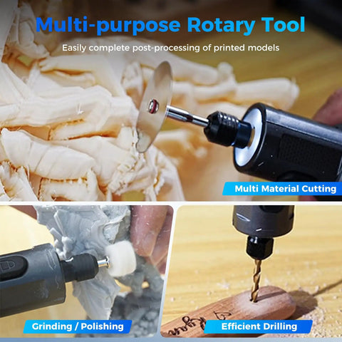 Cordless Rotary Tool Kit With 6 Speed Settings And 24 Accessories For Sanding Polishing Drilling Engraving And DIY Crafts