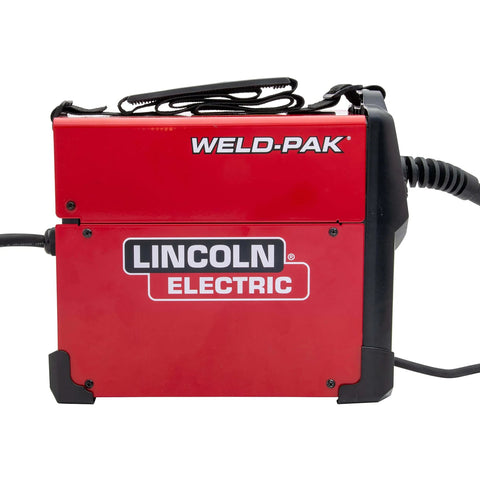 90i FC Flux Core Wire Feed Welder Weld-Pak Portable 120V Welding Machine With Shoulder Strap And Protective Metal Case