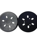 Snap-On 6 Inch Orbital Sander Replacement Pad Set Two Pack With Strong Hook Loop Grip, showing rubber and textured pads.