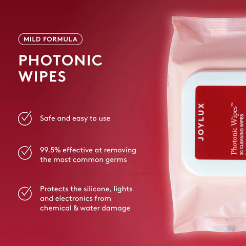 Photonic Wipes For Vfit Device Women’s Cleaner Mild Formula That Protects Silicone Lights And Electronics Keeps Your Vfit Gear Clean Safe And Long Lasting 30 Count
