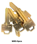 Must Have 25 Piece Residential Key Blank Kit With Five Of Each KW1 SC1 WR5 Y1 And M1 For Home DIY Locksmithing Spares Quick Replacements