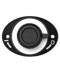 Front view of Black Label MagJig 185 Magnetic Clamp For Studio Furniture And High End Cabinetry, 140lb Hold, contoured design
