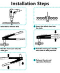 Step-by-step guide for using Golf Cart Rivet Kit For EZGO TXT 1994 And Later Complete Body Hardware Set.