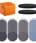6 Inch Hook And Loop Sanding Discs Set With 80 Pcs Wet Dry Sandpaper Grits 1000 1500 2000 3000 And 2 Foam Pads For Random Orbital Sander