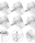 Heavy Duty Cabinet Shelf Pegs Set Of 100 Plastic And Stainless Steel Pins For Kitchen Cabinets And Bookshelves No Sharp Edges