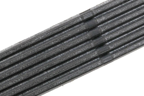 Close-up of V Ribbed Serpentine Drive Belt For Cars And Light Trucks Heavy Duty OE Quality Replacement 12669858