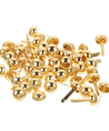 500-Piece DIY Craft Nails And Paper Fasteners Kit For Cards And Scrapbooking, Miniature Tacks with golden finish