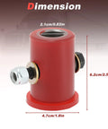 Road Warrior Shifter Isolator Bushing Kit For Eaton Fuller Heavy Rigs Replacement Fits Freightliner Kenworth Peterbilt Mack Volvo K3399 MS99-63399 red metal bushing detailed view