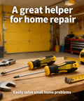 Ultimate Multi-Purpose Screwdriver Set With Ergonomic Non-Slip Cushion Grip Handle Designed For Heavy Duty Work and Precision Repairs