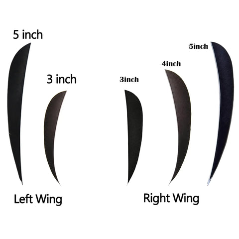Top Notch Turkey Feather Fletching For Arrows 4 Inch Or 5 Inch Right Wing White 50 Pack Real Turkey Feathers comparison
