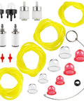 Four Feet Four Size Fuel Line Kit With Primer Bulb And Filter For Zama Craftsman Ryobi Homelite Husqvarna Poulan 2 Cycle Small Engine