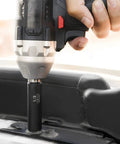 Using Three-Eighths Inch Drive Impact Socket Set, 6-Point SAE Standard And Deep Sockets, Cr-V Steel, on a tough job