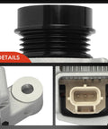 Image of Alternator For Ford Fusion 2013 Through 2020 2.0L 2.5L 12V 150A With 4 Groove Decoupler Pulley Clockwise Replacement Part A2TX2681 showing connections and details