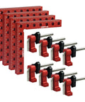 90 Degree Positioning Squares Right Angle Clamps 5.5 Inch By 5.5 Inch Aluminum Alloy L Type Corner Clamping Tool Set Of 4