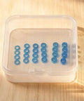 24 Piece M3 Aluminum Shock Tower Mount Washer Kit CNC Machined Flat Spacers Upgrade Part For Tamiya TT-01 TT-02 XV-01 XV-02 RC Cars And Buggy Models Beef Up Suspension And Fine Tune Handling in clear case