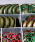 240 Pc All In One NBR Metal Bonded Sealing Washer Kit With 12 Sizes For Hydraulic And Oil Pipe Seals Gaskets Metric O Ring Set
