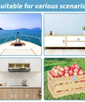 Stainless Steel Hatch Pull Flush Lift Ring for boat deck hatches and cabinets, installed on boat, furniture, kitchen, and crate.