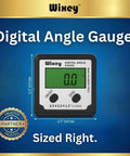 Digital Angle Gauge And Finder For Table Saw And Miter Saw With Magnetic Backlight Ultra Precise 0.1 Degree Resolution