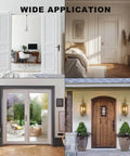 Heavy Duty Stainless Steel Door Hinges 4 By 3 Inches Non Mortise Easy Install shown on various doors