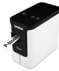 No Sweat PC Connectable Label Maker With Real Deal Desktop Frame in white printing label for document sorting.