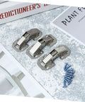 Thick Hydraulic Concealed Steel Cabinet Hinges With Screws For Kitchen Cabinets, Half Overlay, Easy Install