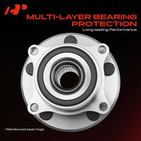 Premium Heavy Duty 2 Pack Front Wheel Bearing And Hub Assembly With 5 Lug Fits Honda Odyssey 2011 Through 2017 High Quality Boss Build Street Legal Hella Smooth Daily Machine