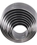 8 Piece Precision Alloy Steel Leather Punch Tool Set With Round Dies 25mm To 60mm And Pointed Tips For DIY Crafters