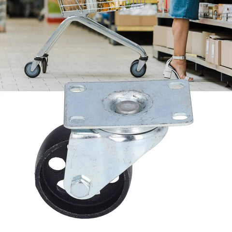Heavy Duty 3 Inch Swivel Caster Wheels Built Like A Tank With Solid Cast Iron And Slick Dual Bearings For Smooth Glide On Indoor Outdoor Trolley Cart